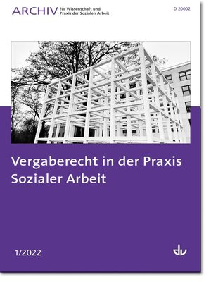 cover image of Vergaberecht in der Praxis Sozialer Arbeit